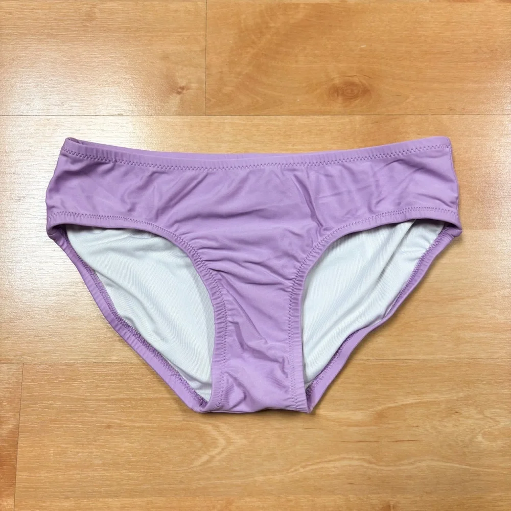Primary Light Purple Lilac Lavender Bikini Swim Bottoms Girls Size 12